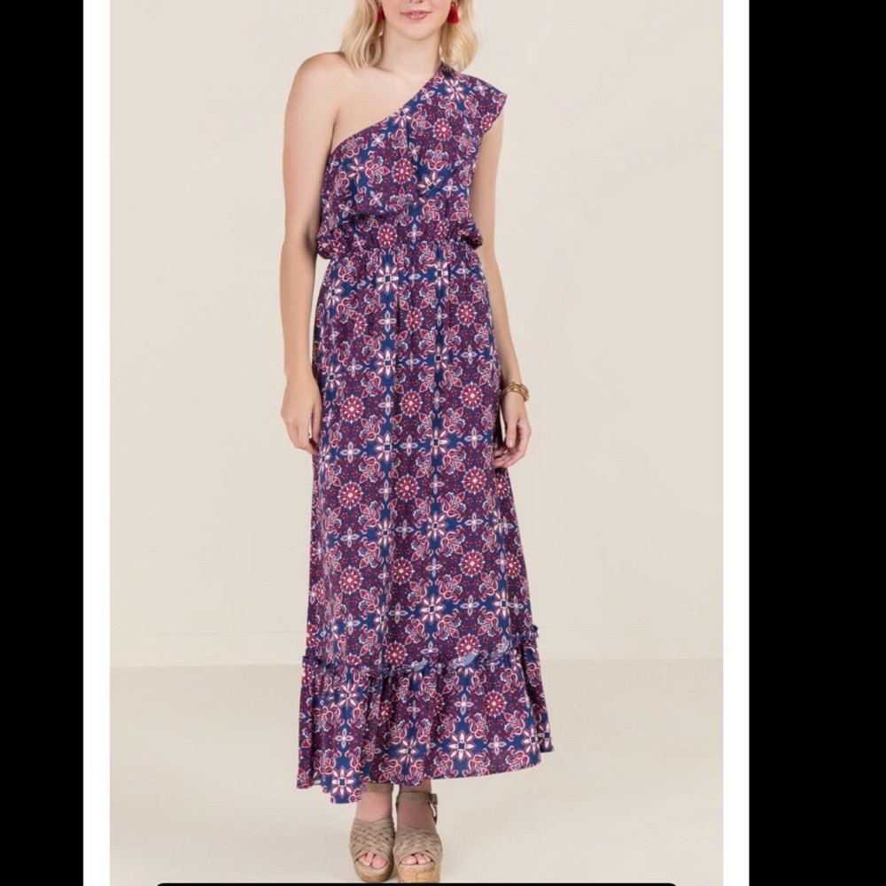 FRANCESCA’S Floral long maxi dress 1 LEFT - Picture 1 of 8